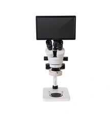 Microscopio trinoculare stereo HDMI elettronico 1080P