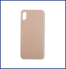 Big Hole Back Cover Glass For IPhone XS Max Gold A+++