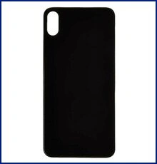 Big Hole Back Cover Glass For IPhone XS Max Black A+++